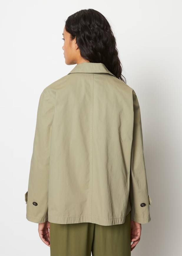 Please Jeans MARCO POLO SHORT TRENCH - STEAMED SAGE Offerte
