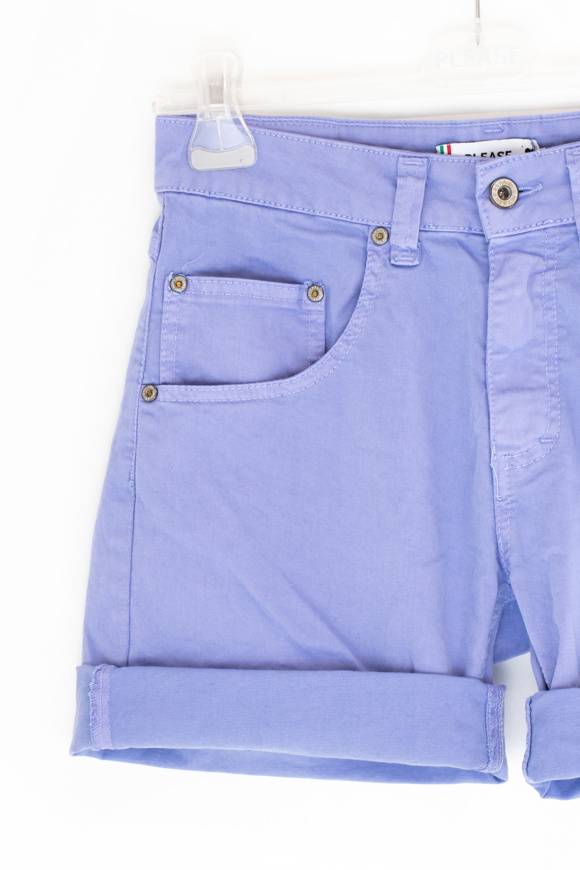 Please Jeans PLEASE SHORTS - D0G N3N - IRIS In Saldo