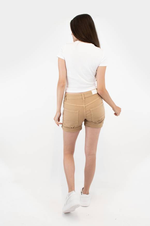 Please Jeans PLEASE SHORTS - D0G N3N - BEIGE Nuova