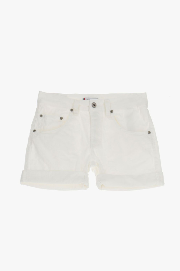 Please Jeans PLEASE SHORTS - D0G N3N - BIANCO LANA 2025