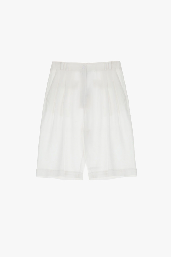 Please Jeans PLEASE BERMUDA SHORTS - D0H 000 - WHITE Nuovo