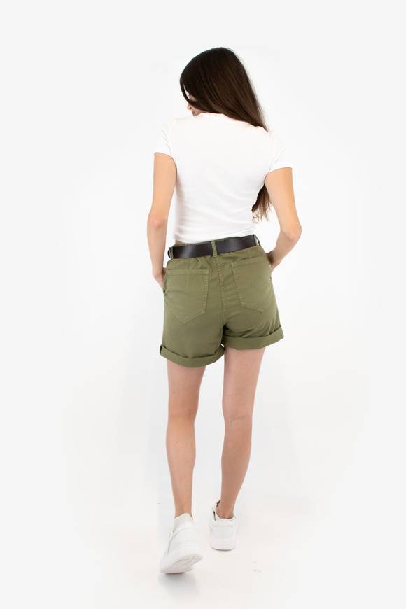 Please Jeans PLEASE BERMUDA SHORTS - D0J N3N - LIZARD Vendite Flash