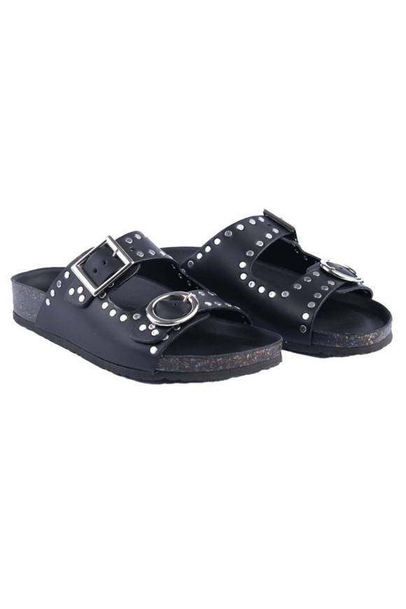 Please Jeans HAVEONE BOLT SHOES - BLACK/STUDS Pezzi Unici