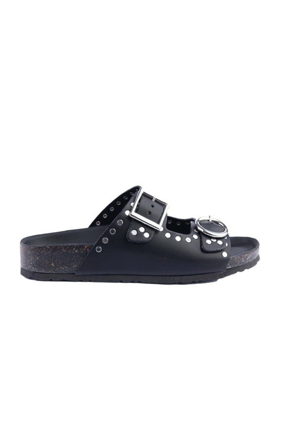 Please Jeans HAVEONE BOLT SHOES - BLACK/STUDS Pezzi Unici