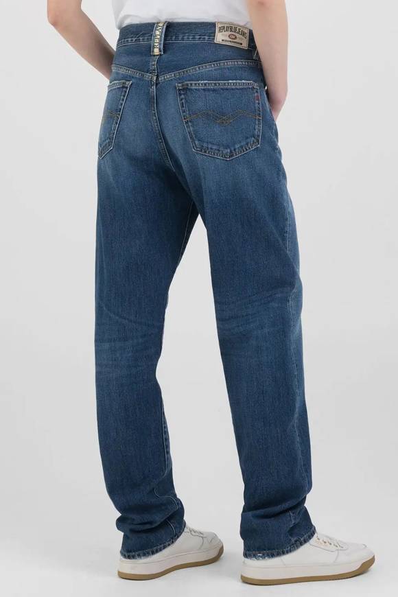 Please Jeans REPLAY JEANS DENIM - W9ZI - DARK BLUE Negozi Online