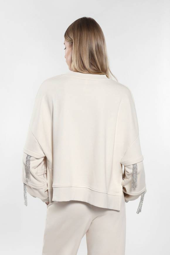 Please Jeans IMPERIAL SWEATSHIRT OVERSIZE - FG3 APL - ICE Sottocosto