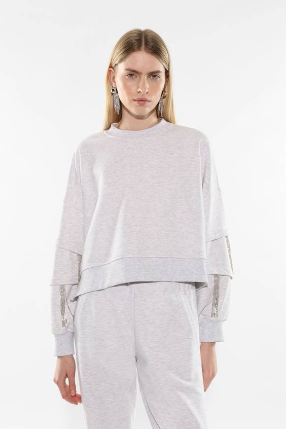 Please Jeans IMPERIAL SWEATSHIRT - FG3 APL - GREY Novità