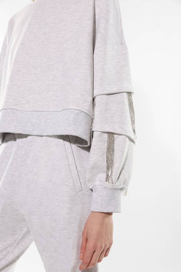 Please Jeans IMPERIAL SWEATSHIRT - FG3 APL - GREY Novità