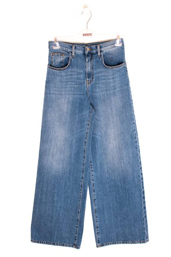 Please Jeans TENSIONE IN JEANS DENIM - PE2 S05 - BLU DENIM