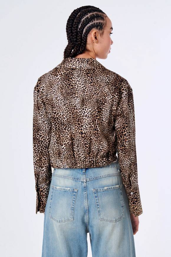 Please Jeans VICOLO TOP - TB1 190 - ANIMALIER Saldi