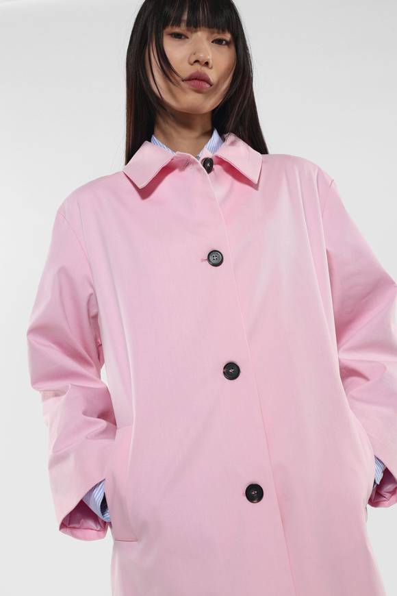 Please Jeans IMPERIAL TRENCHCOAT - KI4 HLJ - ROSA Vendita Economica