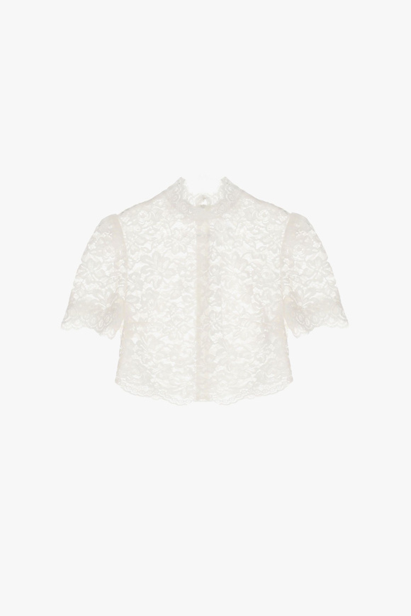 Please Jeans IMPERIAL CROPPED SHIRT - CMA HSC - LATTE I Più Venduti