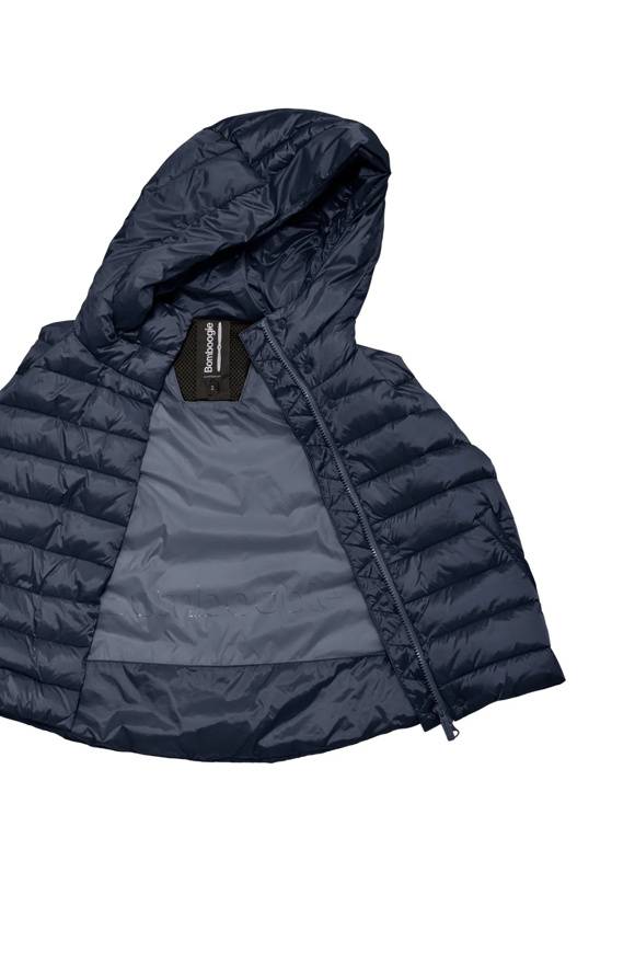 Please Jeans BOMBOOGIE DOWN JACKET - VW8 LC4 - POSEIDON BLUE Vendite Flash