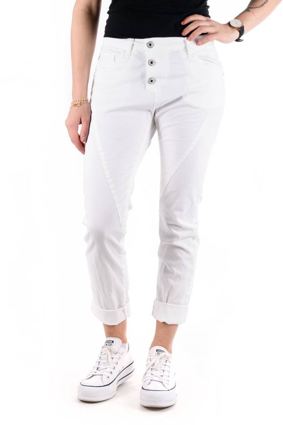 Please Jeans PLEASE - PANTALONI P78 N3N - BIANCO OTTICO In Saldo