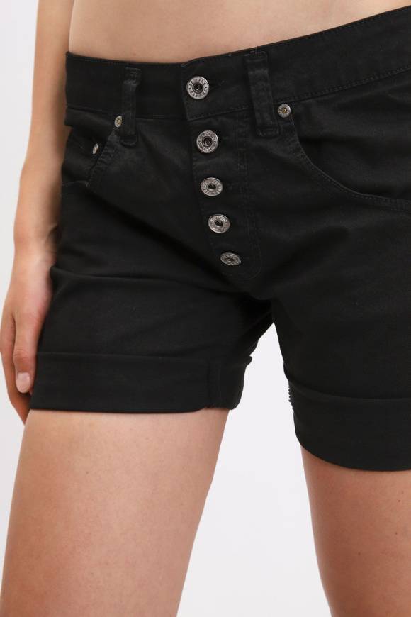 Please Jeans PLEASE – SHORTS P88 N3N - NERO Comprane uno, ottenene uno gratis