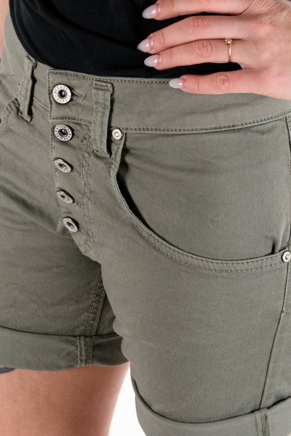 Please Jeans PLEASE – SHORTS P88 N3N - MILITARE 2025