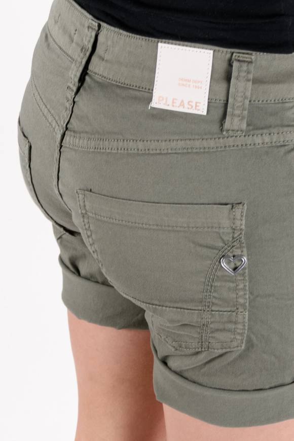 Please Jeans PLEASE – SHORTS P88 N3N - MILITARE 2025