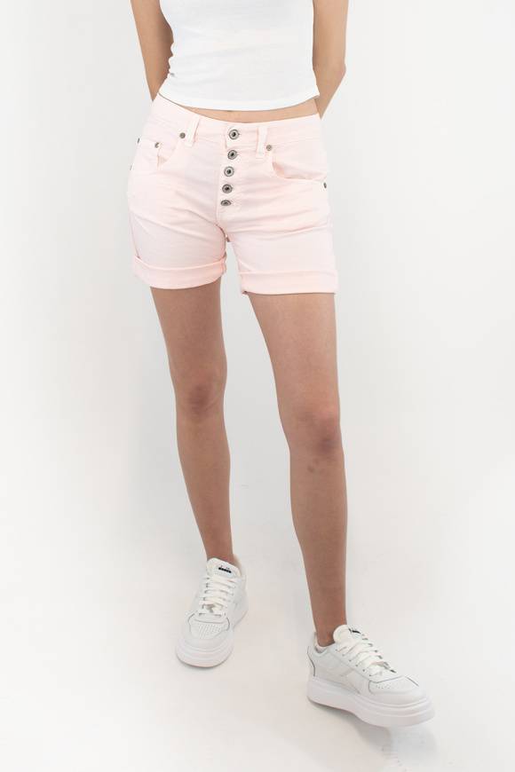 Please Jeans PLEASE SHORTS - P88 N3N - ARGILLA ROSA Qualità