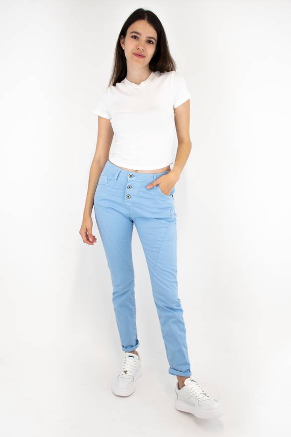 Please Jeans PLEASE TROUSERS - P78 N3N - CLEAR SKY Promozione