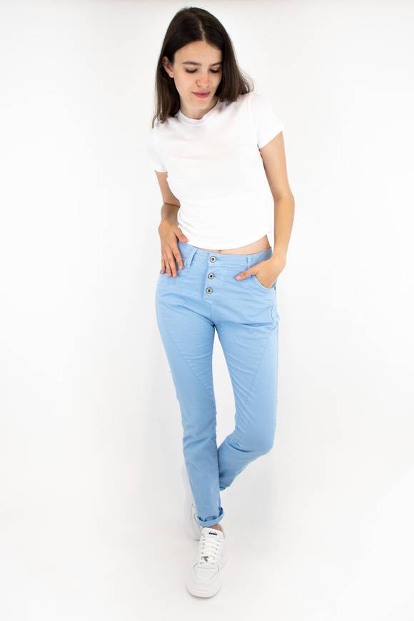 Please Jeans PLEASE TROUSERS - P78 N3N - CLEAR SKY Promozione