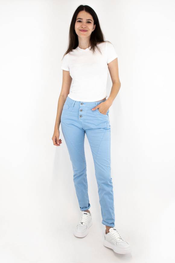 Please Jeans PLEASE TROUSERS - P78 N3N - CLEAR SKY Promozione
