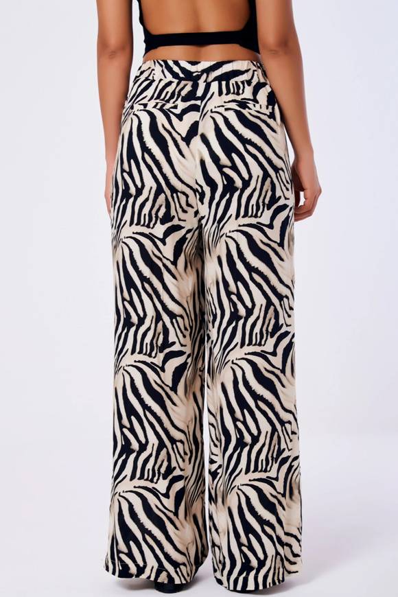 Please Jeans VICOLO ZEBRA TROUSERS - TB 04 - ZEBRATO Spedizione Gratuita