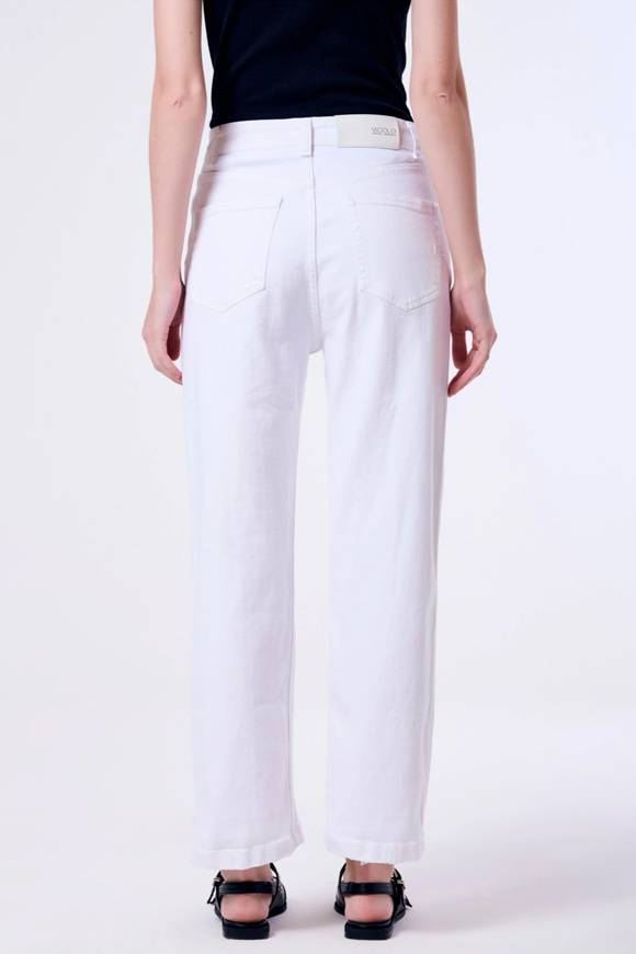 Please Jeans VICOLO TROUSERS KATE - DB5 141 - BIANCO Promozione Limitata