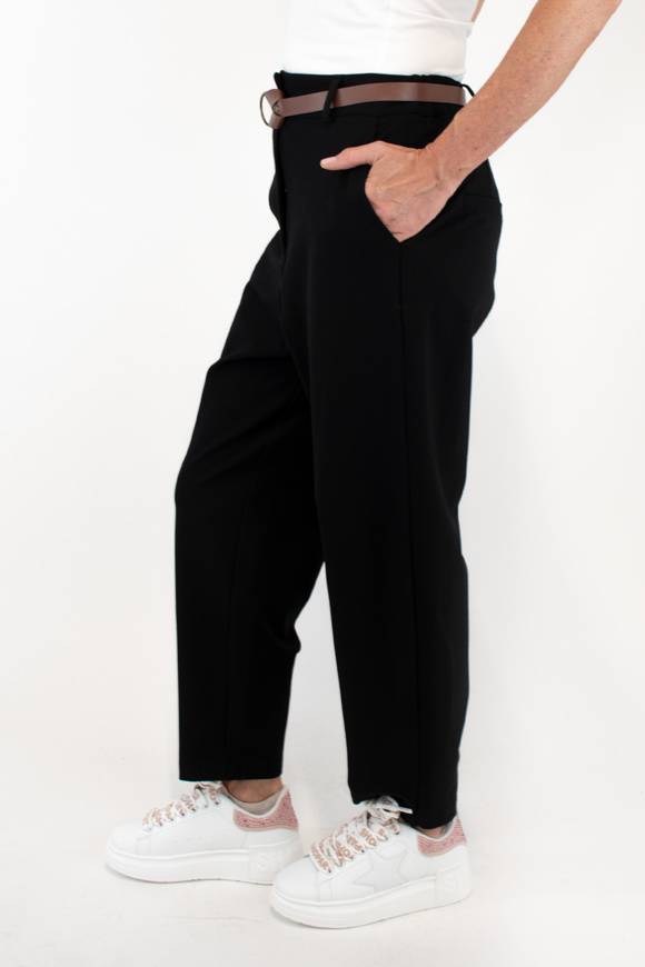 Please Jeans PLEASE TROUSERS - P2W 000 - BLACK Shopping Online