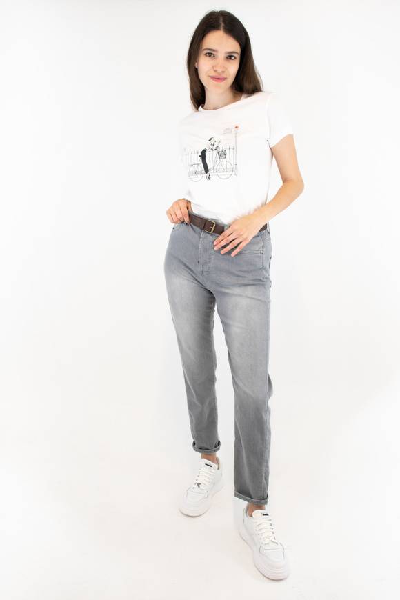 Please Jeans PLEASE T-SHIRT - T76 323 - WHITE Convenienza