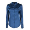 Poems Roma CAMICIA BASIC AVVITATA PETROLIO