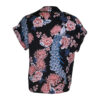 Poems Roma CAMICIA CROP PAVONI AZZUR Prezzo Ridotto