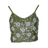 Poems Roma TOP BRETELLINE OLIVE
