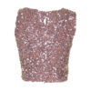Poems Roma TOP PAILLETTES ROSA ANTICO Italy