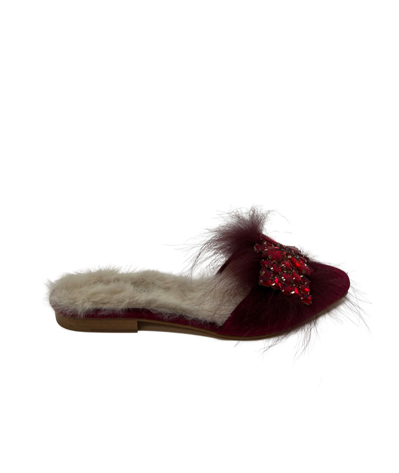 Pokemaoke Flats Gioiello Rosso Vendita Calda
