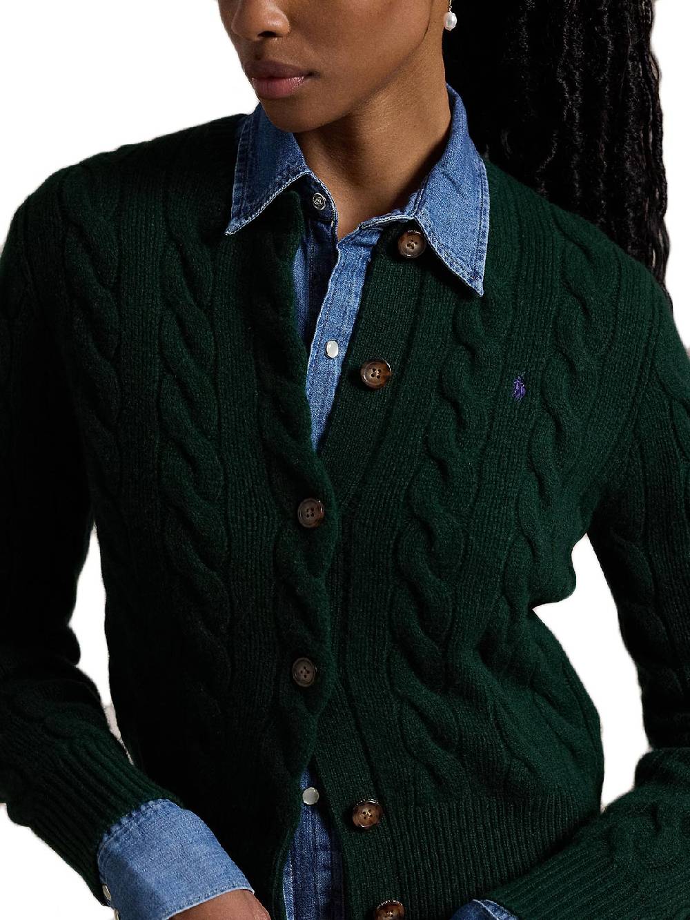 Polo Ralph Lauren Long Sleeve Cardigan In Saldo