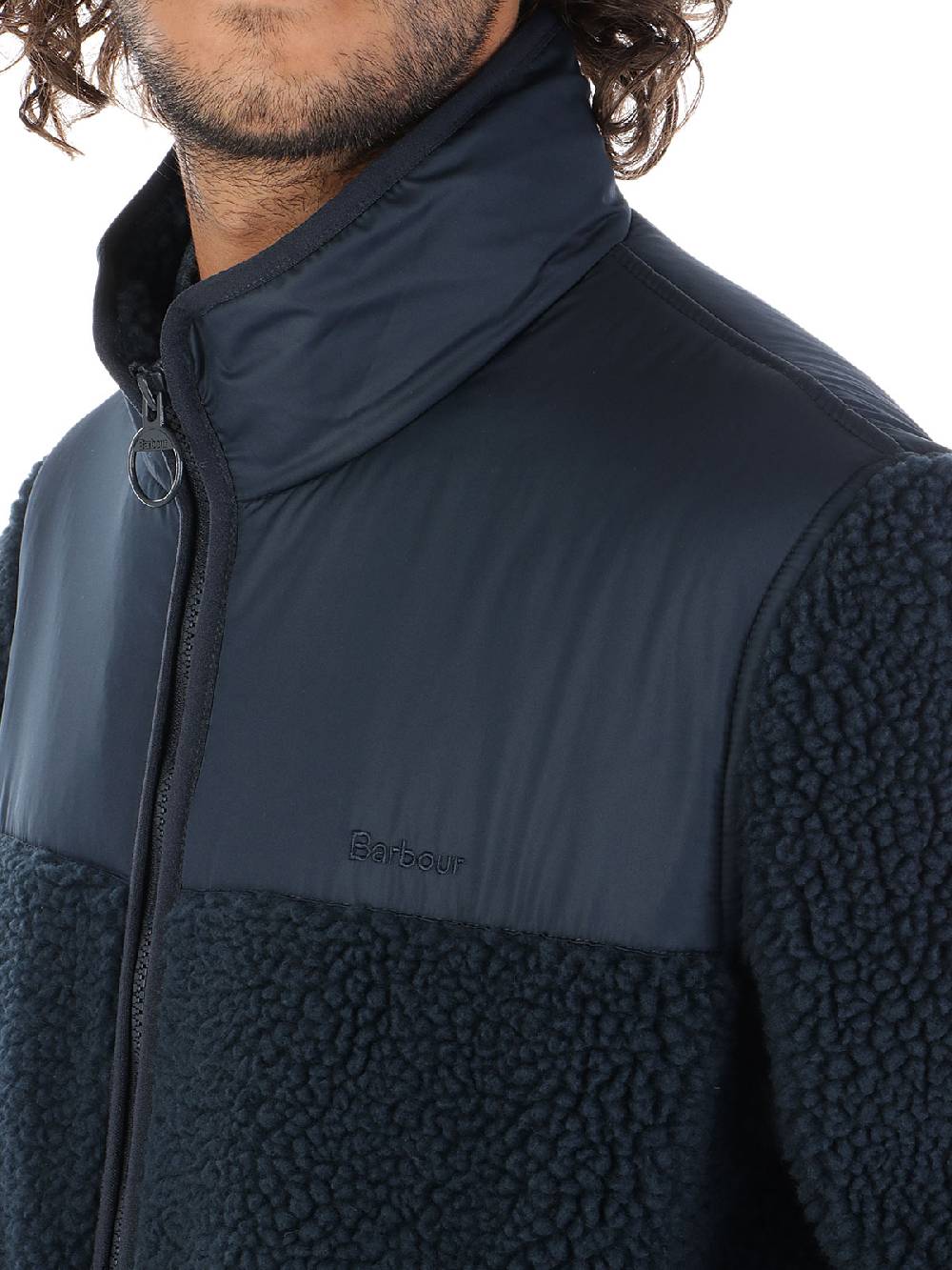 BARBOUR Giacca Uomo in Pile Hobson Qualità