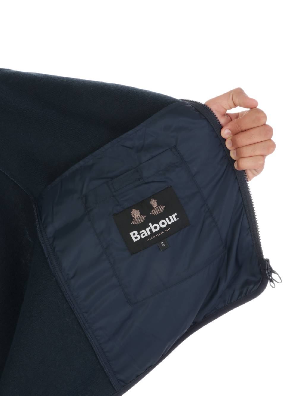 BARBOUR Giacca Uomo in Pile Hobson Qualità