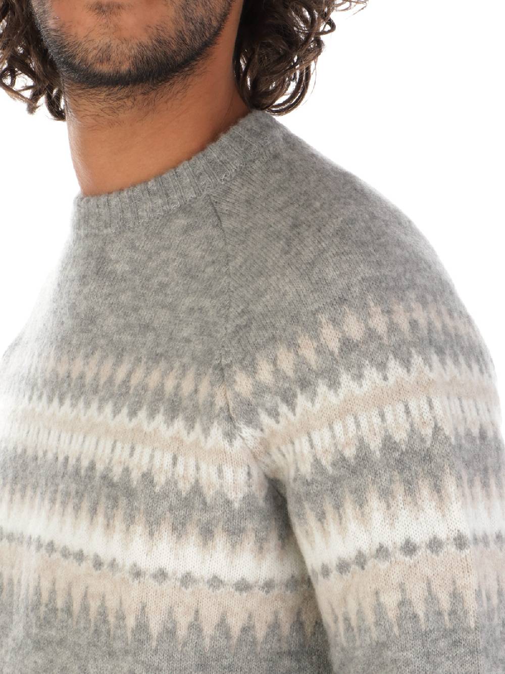 ELEVENTY Girocollo Uomo in Misto Cashmere Pezzi Unici