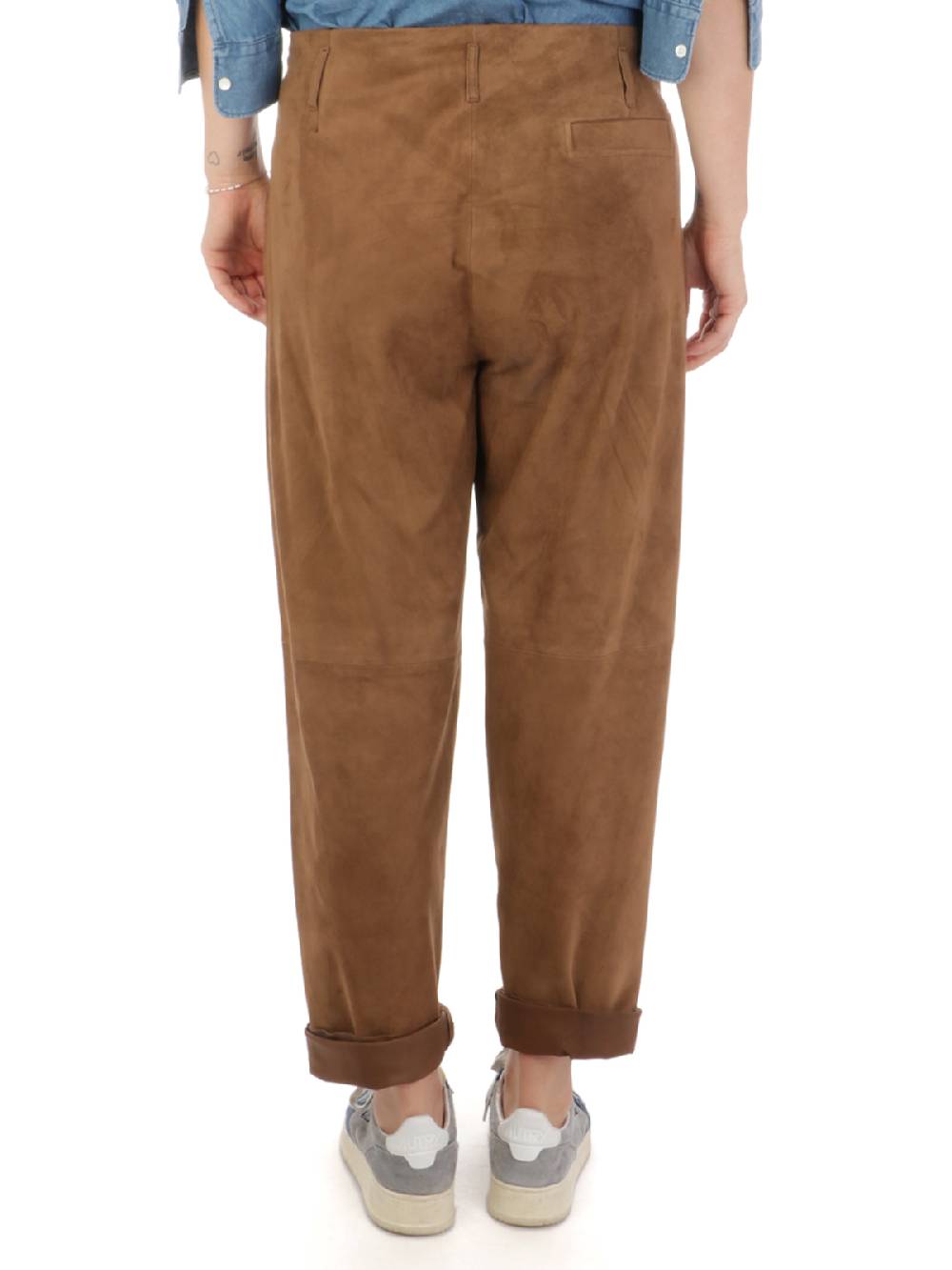 KILTIE Pantaloni Donna Arles in Suede Shopping Online