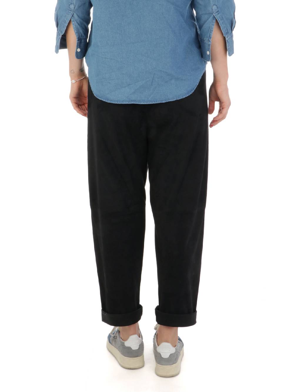 KILTIE Pantaloni Donna Arles in Suede Affare Del Giorno