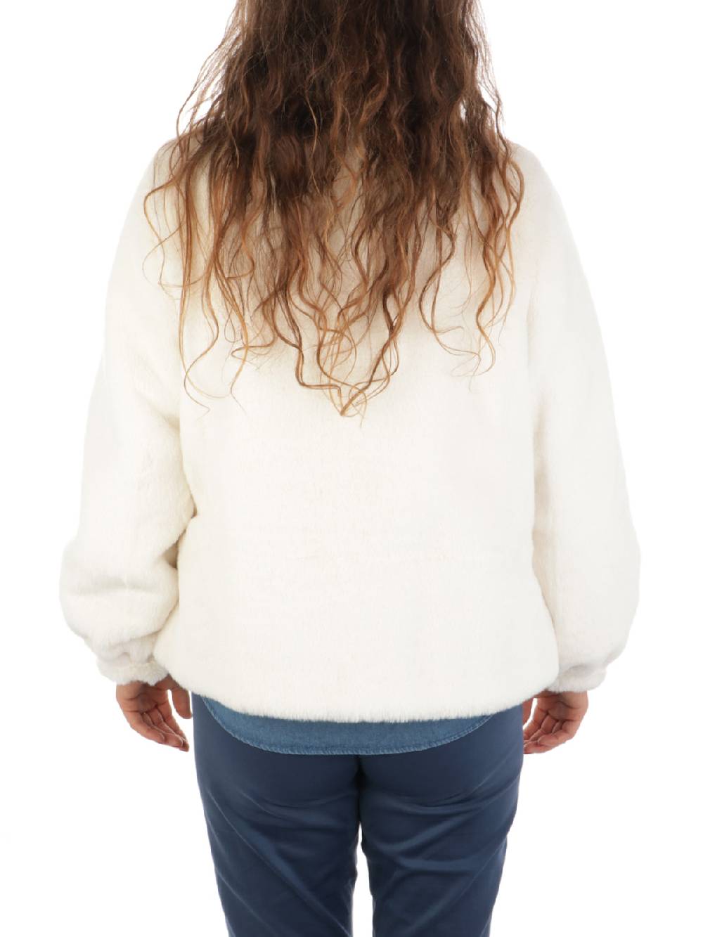 NENETTE Giacca Corta Donna in Ecopelliccia Prezzo Ridotto