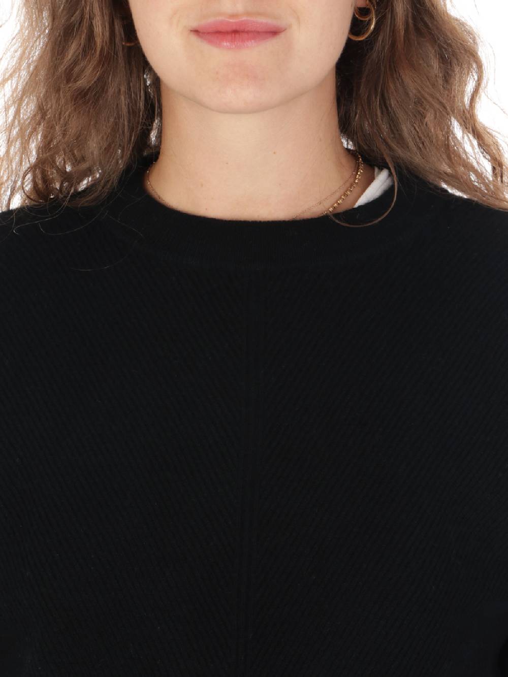 QUILISIA Maglia Donna a Coste in Lana e Cashmere Vendita Calda