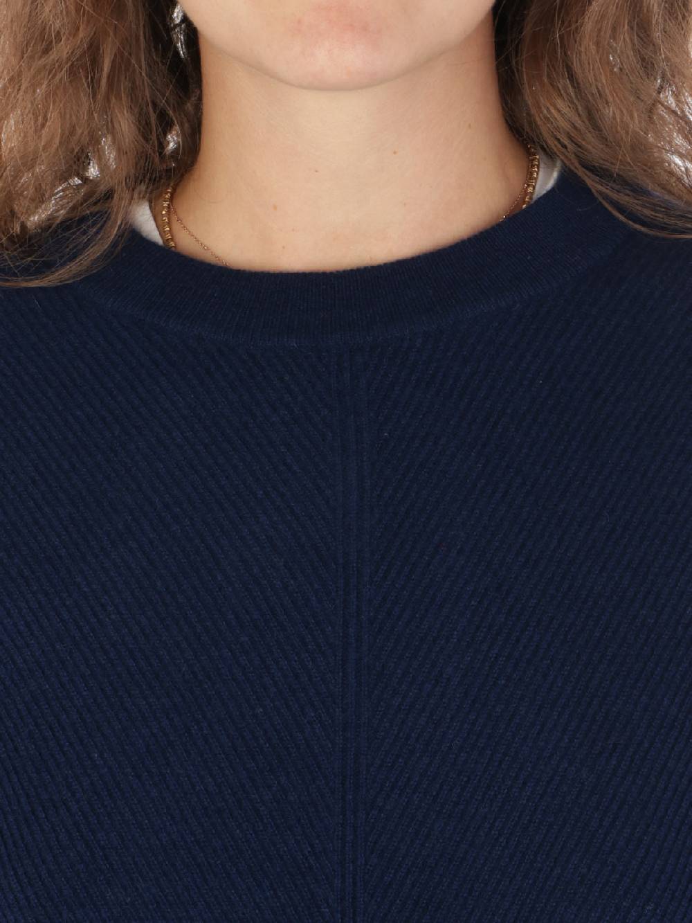QUILISIA Maglia Donna a Coste in Lana e Cashmere Vendita Economica