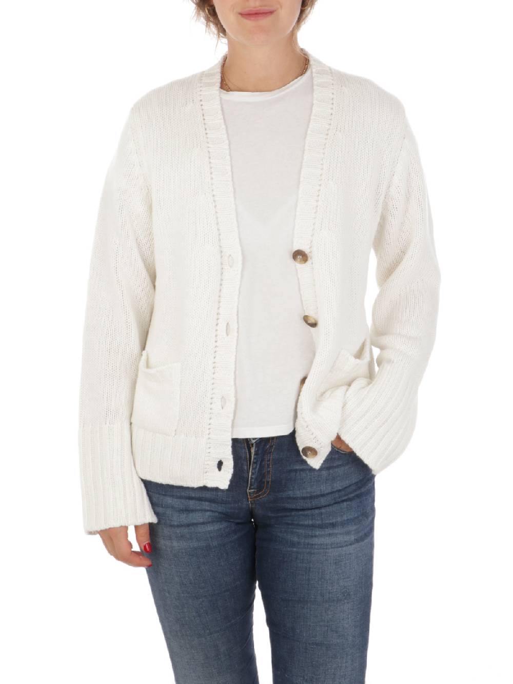 19.61 MILANO Cardigan Donna in Lana e Cashmere I Più Venduti