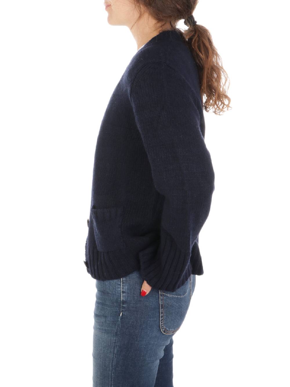 19.61 MILANO Cardigan Donna in Lana e Cashmere Negozio