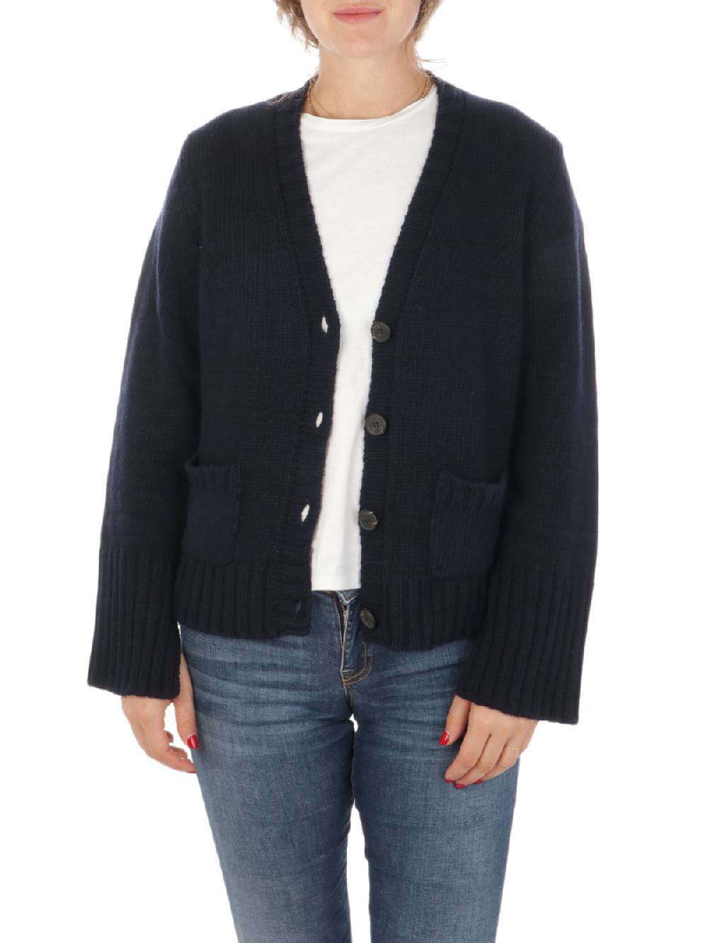 19.61 MILANO Cardigan Donna in Lana e Cashmere Negozio
