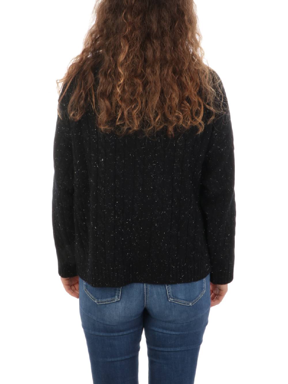 PESERICO Dolcevita Donna a Treccia Lurex Nuovo