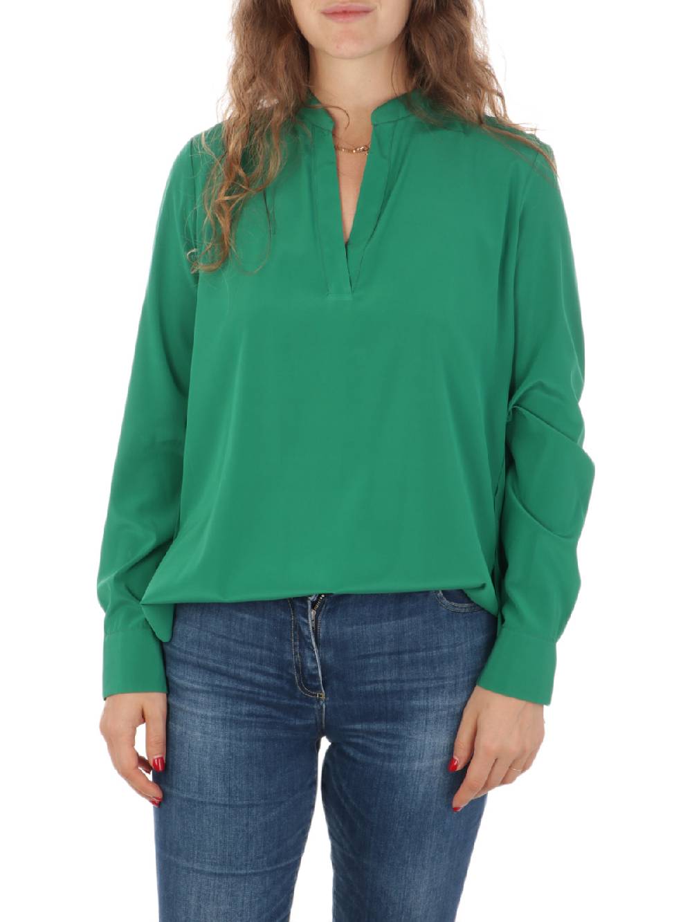 CALIBAN Blusa Donna in Seta Stretch Vendita