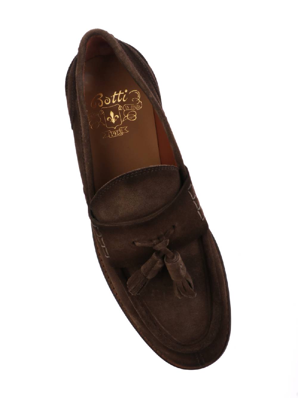 BOTTI Mocassino Uomo in Suede con Nappine Promozione Limitata