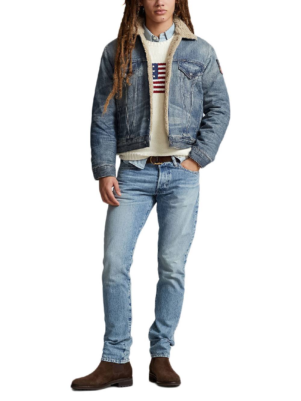 Polo Ralph Lauren Trucker Jacket Sconto